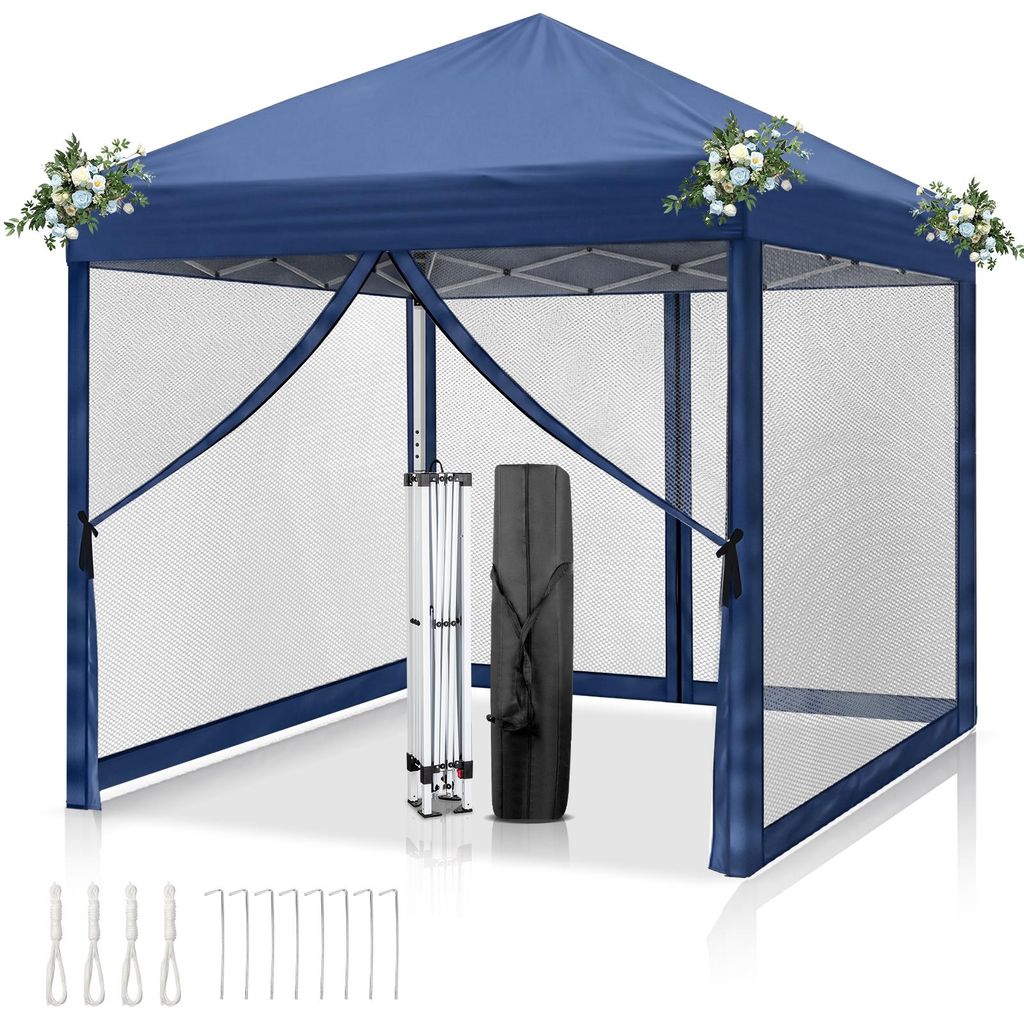 ALIGHTUP Pavillon pliable 3 x 3 m, pavillon pop-up avec 4 Image du produit 