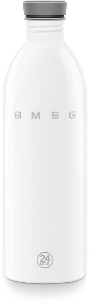 SMEG WBF02WH Edelstahlflasche 1 Liter weiß, Trinkflasche