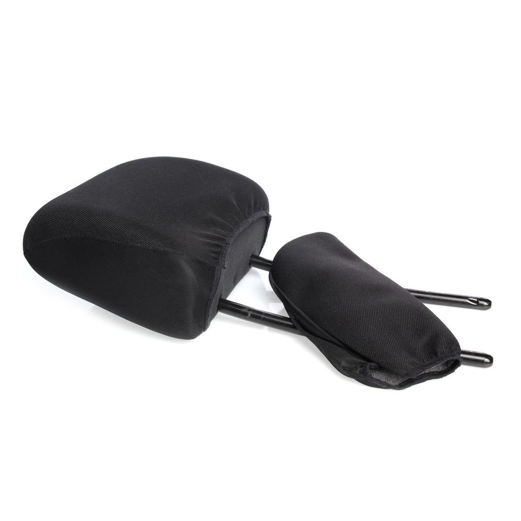 Paar Kopfstützenbezüge Schwarz Universal Zwei Kopfstützenbezüge Pad für Auto Van 