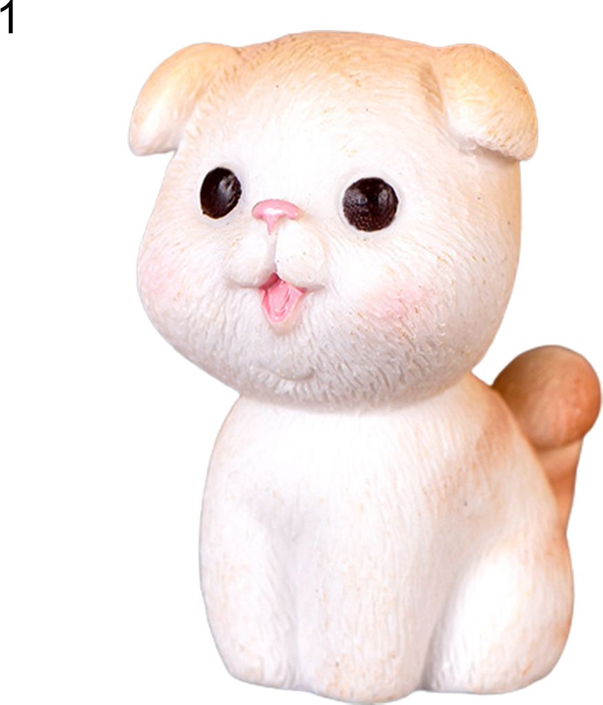 Katze kleine Statue freche DIY -Material exquisite Verarbeitung Kuchen Topper Katzen -Tiere Figuren für zu Hause-1