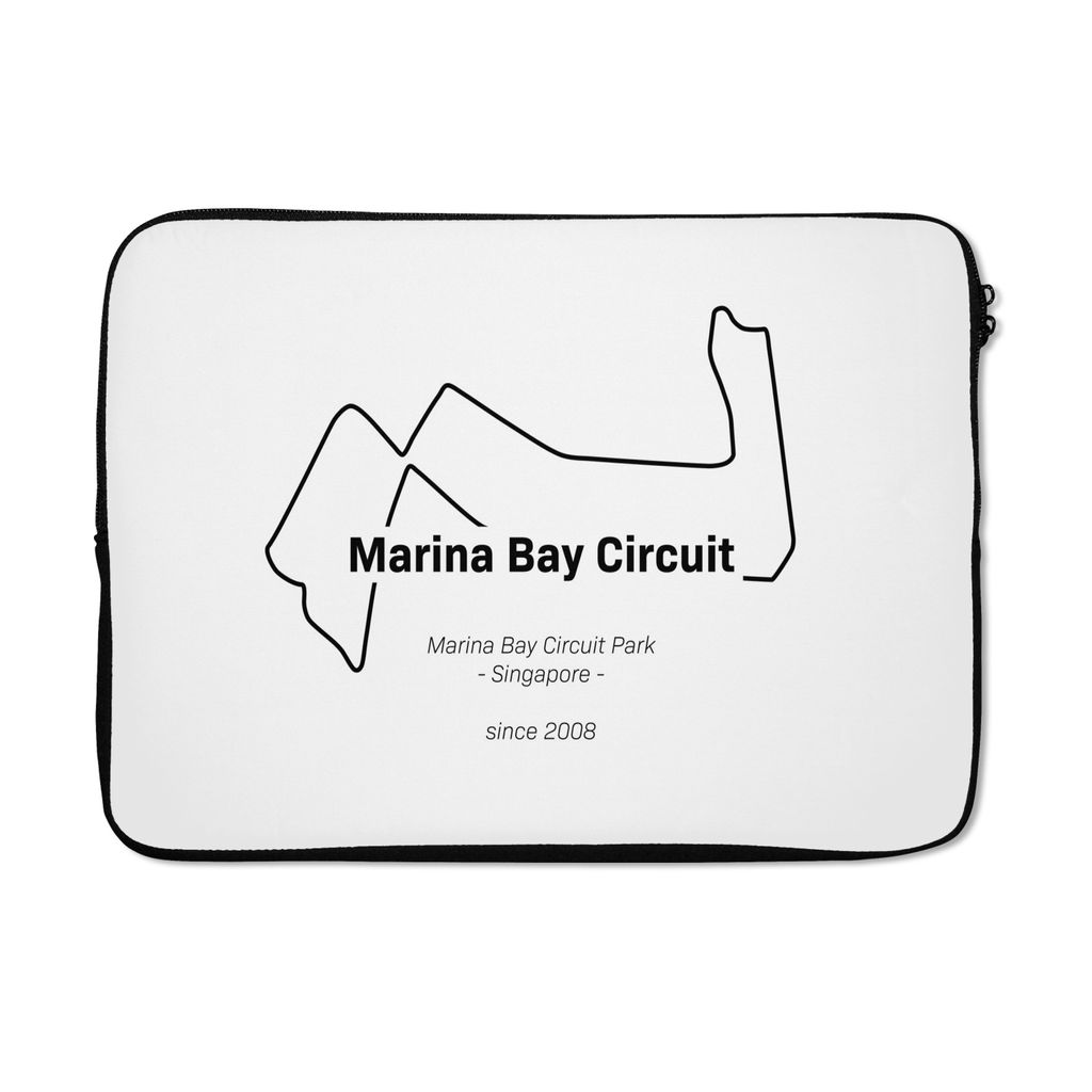 MuchoWow Laptop Hülle 13 Zoll Singapur - Formel-1-Rennstrecke Laptoptasche - Laptophülle - Sleeve - Rundumschutz