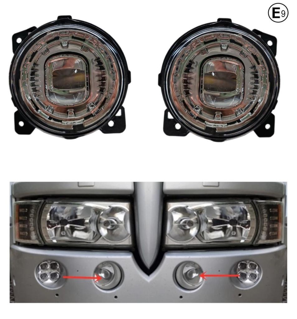 Set completo di fari antinebbia a LED per SCANIA serie P, Immagine del prodotto 