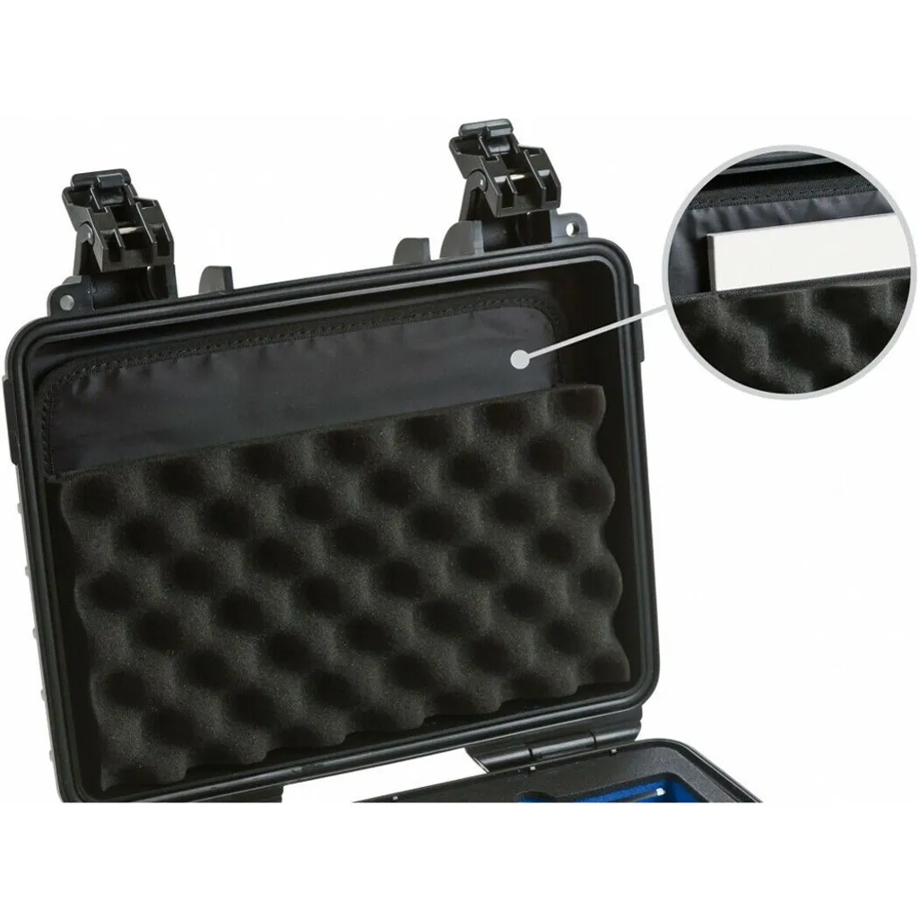 Rangement de couvercle pour mallette B&W 3000 : idéal pour câbles - 3