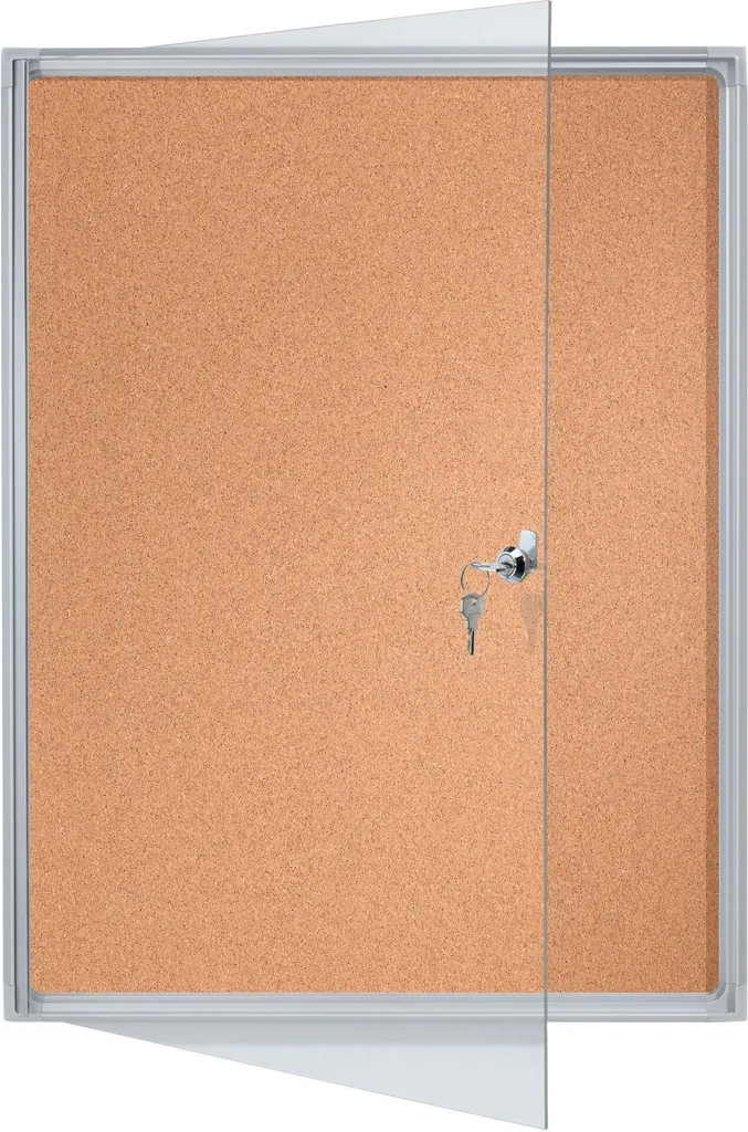 Bacheca 4x A4 Franken X-tra!Line - Alluminio Argento e Design Slim