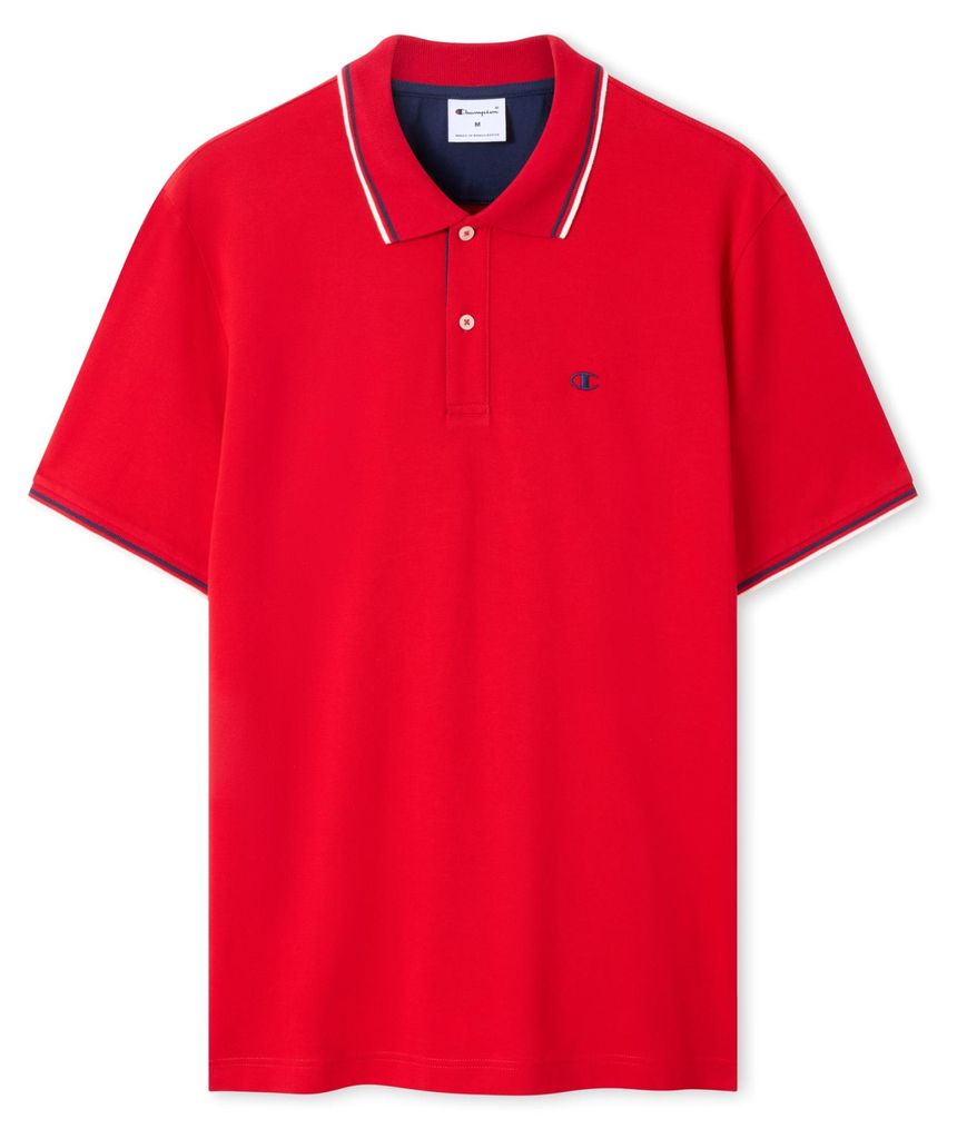 CHAMPION Poloshirt für Herren aus Baumwoll-Piqué - Rot Rot XXL