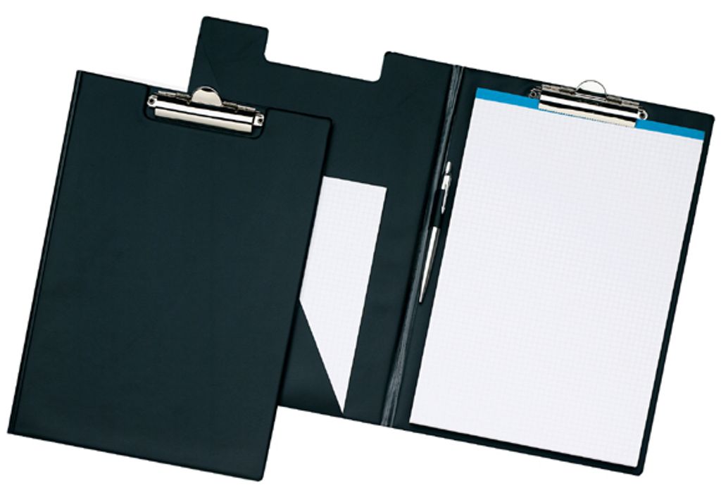 ELBA Schreibmappe Bantex DIN A4 schwarz mit Stiftehalter