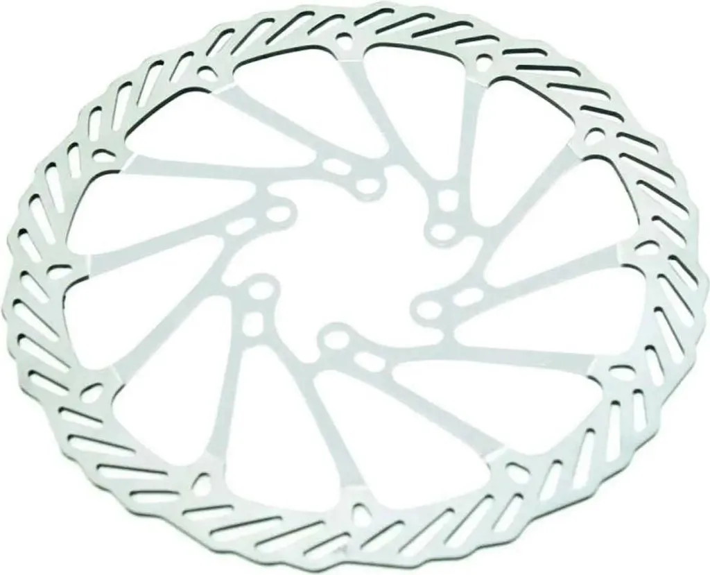 Clarks Disque de Frein 6 Trous 180 mm Argent pour VTT et Route Performance