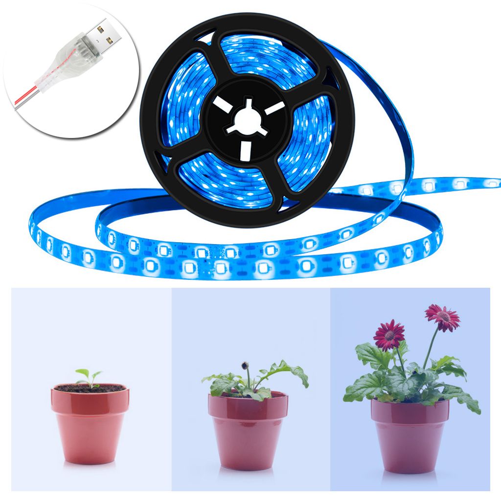 18W LED USB Grow Light Hydroponic Veg Flower Pflanzen Lampe Wachsen Licht 