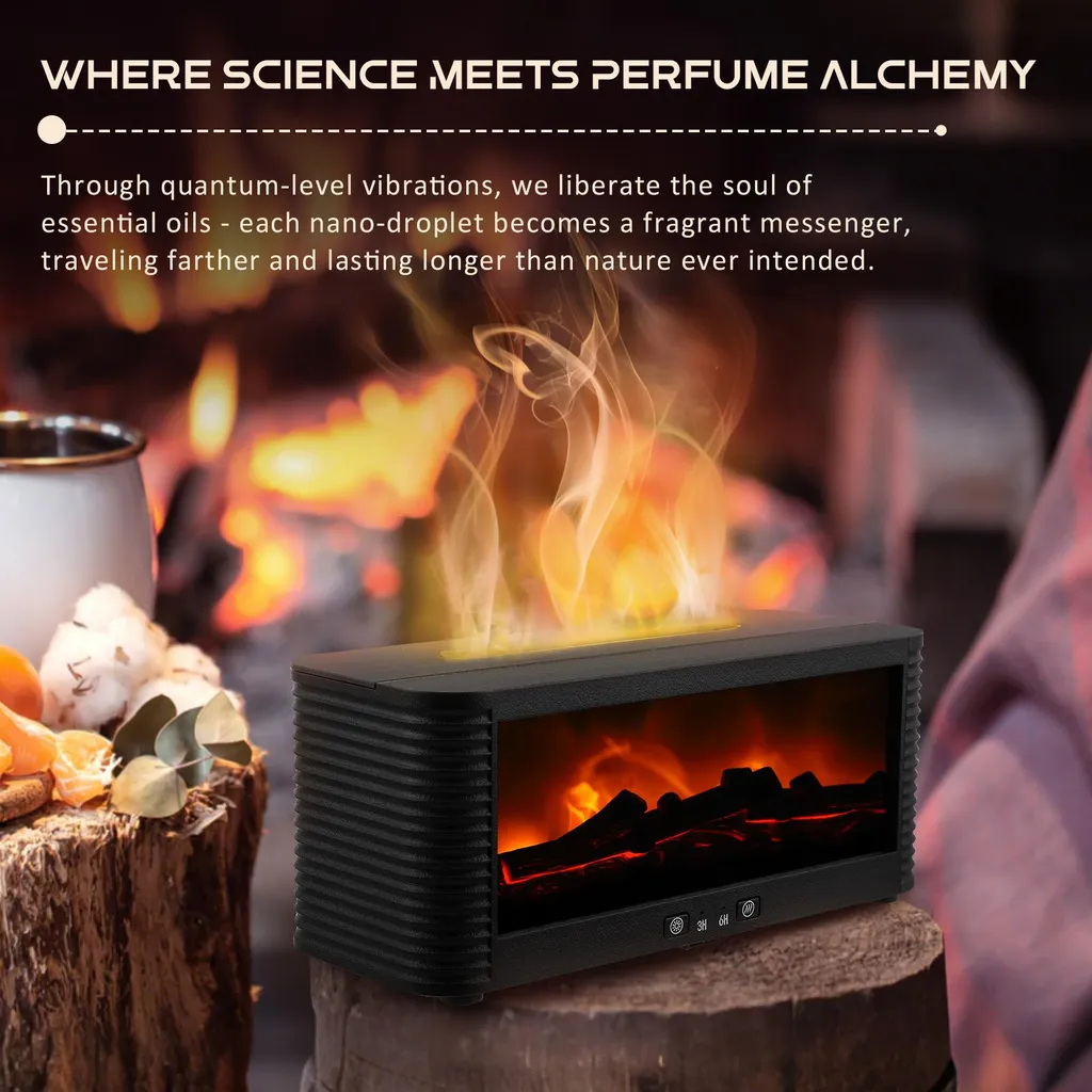 Diffuseur d'aromathérapie ultrasonique modèle A avec 7 LED colorées - 2