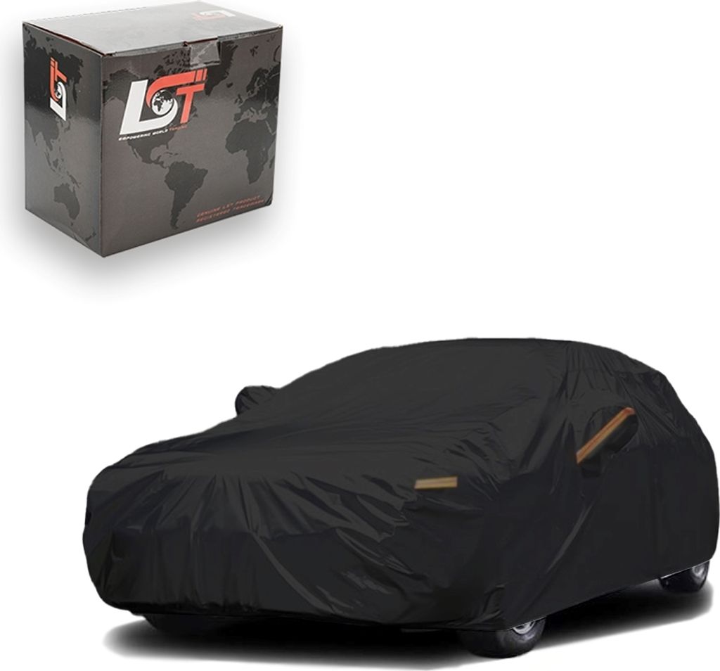 Autoschutzhülle Cover Outdoor Abdeckung Ganzgarage Plane wasserfest Schwarz XXL