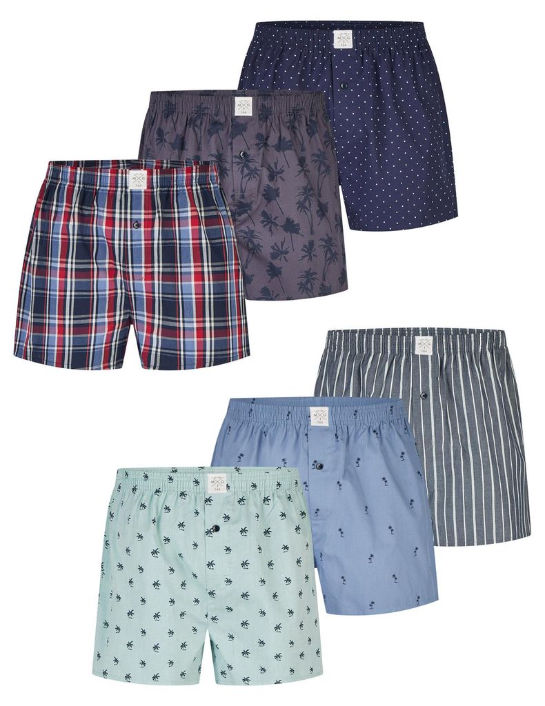MG-1 Jungen Boxer Classics 6-Pack mehrfarbig4 - Größe 152 Produktbild 