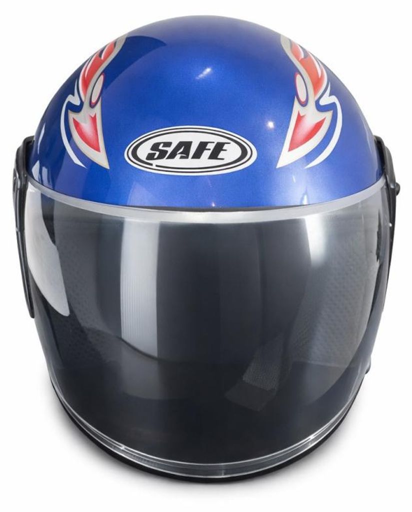 Casque avec visière pour moto, scooter, quad - taille M/L, Image du produit 