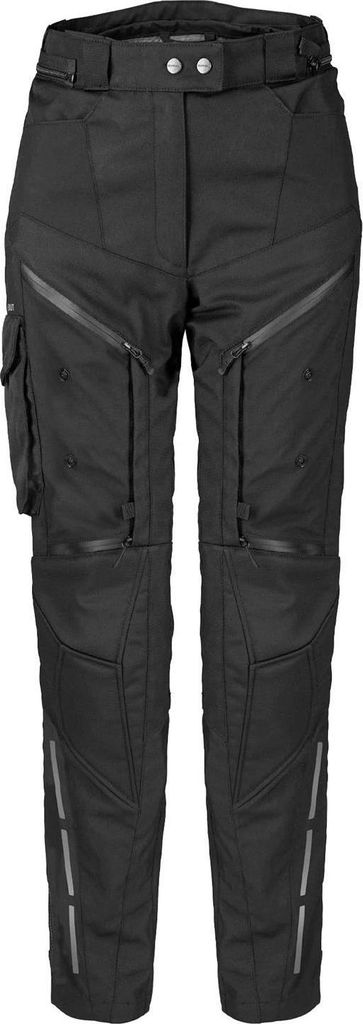 Spidi 4 Season V3 H2Out wasserdichte Damen Motorrad Textil Hose, schwarz, M