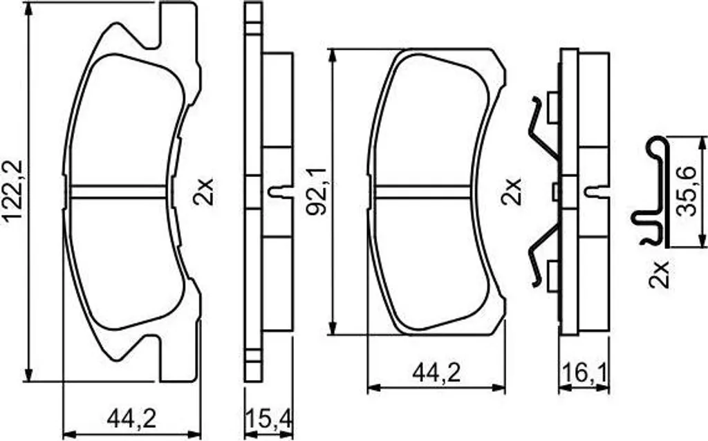 Bosch 0 986 494 878 Plaquettes de Frein Haute Performance OE 4605A272
