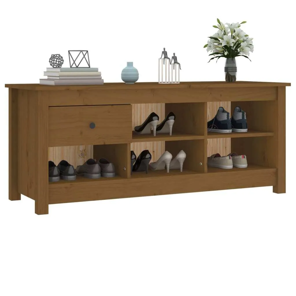 Ripiani per scarpe 2 pz 69x27x41 cm Legno massello di noce | Leroy Merlin