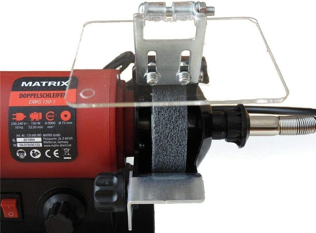 MATRIX DWG 150-1 Doppelschleifer Schleifmaschine mit Produktbild 2