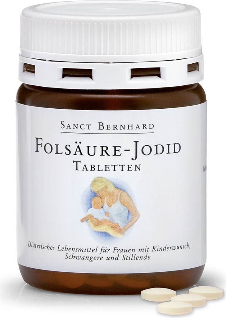 Sanct Bernhard Folsäure-Jodid - 240 Tabletten Produktbild 