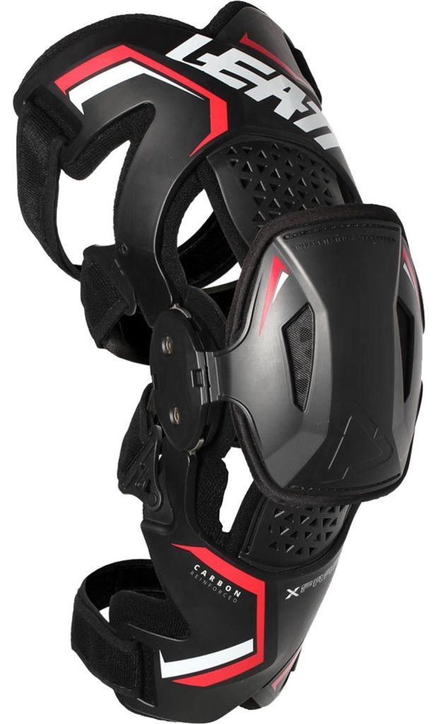 Opaska na kolano Leatt X-Frame czarno-czerwona Rozmiar: M Zdjęcie produktu 