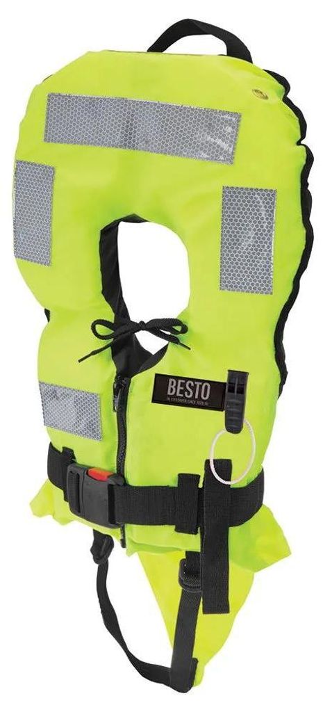 Besto Turnsafe 150n Schwimmweste Gelb 25-40 kg Gelb 25-40 kg
