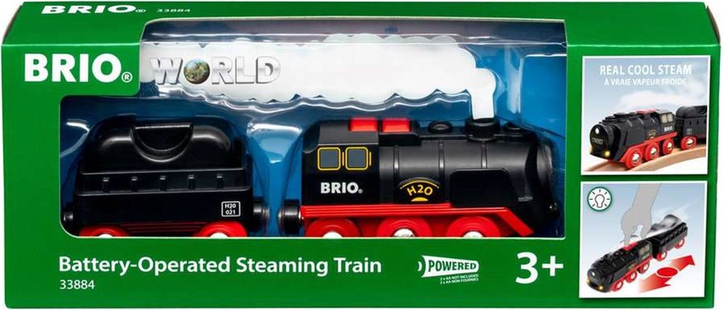 BRIO Battery-Operated Steaming Train, Model vlaku, 0,3 rok Obrázok produktu 