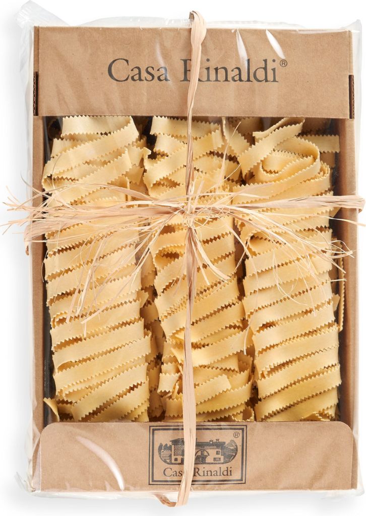 Casa Rinaldi Pasta Pizzi Eier Bandnudeln in der Packung 500g