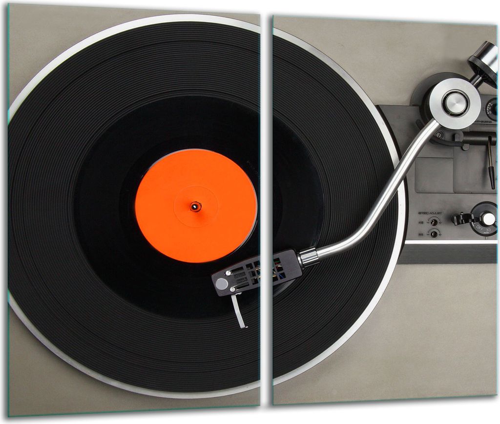 Herdabdeckplatten 2 teilig 30x52 Glaskeramikfeld Abdeckung Glas Vinyl