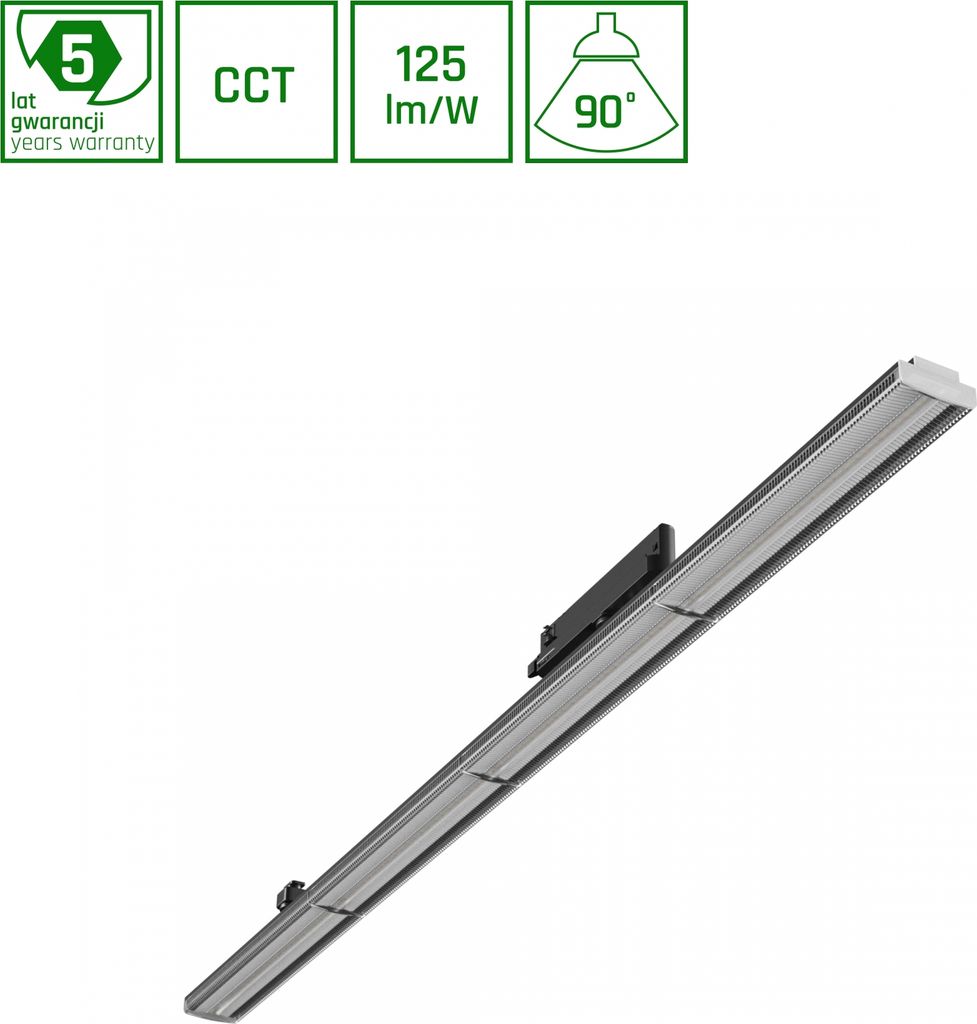 OPTIBAR LED-schijnwerper voor stroomrails, 3-fasen, 12-42W, Productafbeelding 