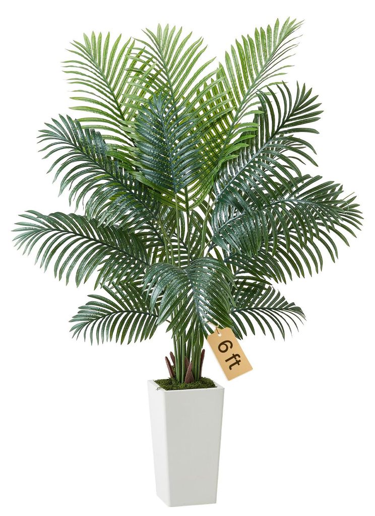 VEVOR Künstliche Palme, 1,2 m hohe Kunstpflanze, sicheres Produktbild 