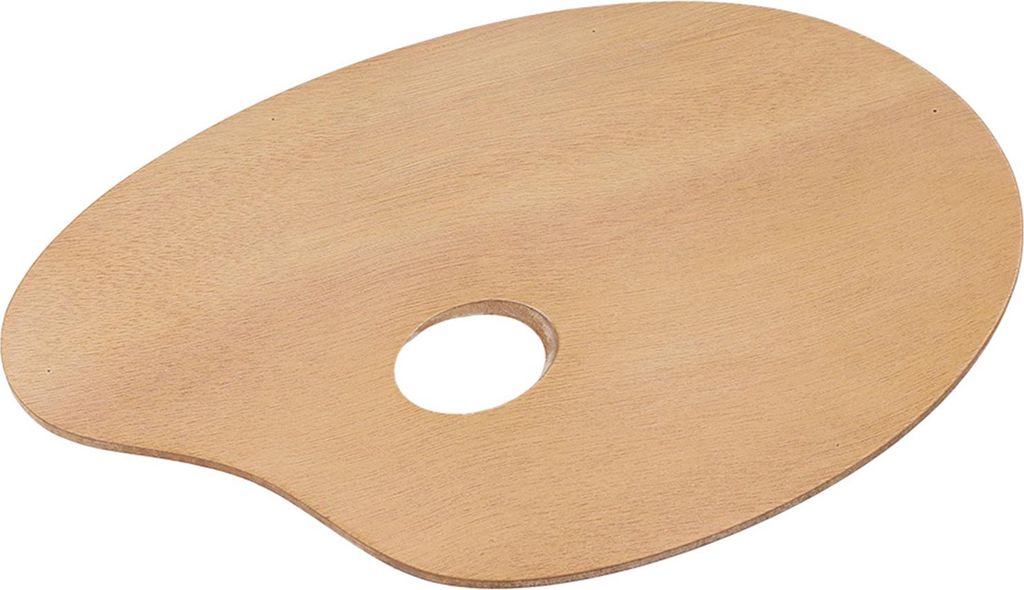 Holzfarbenpalette, Malerei Palettenöl Tablett Paletten Künstler für Werkzeug