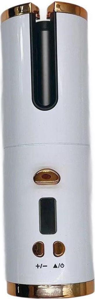 INF Wiederaufladbarer automatischer Lockenstab - Mühelose Locken Weiß