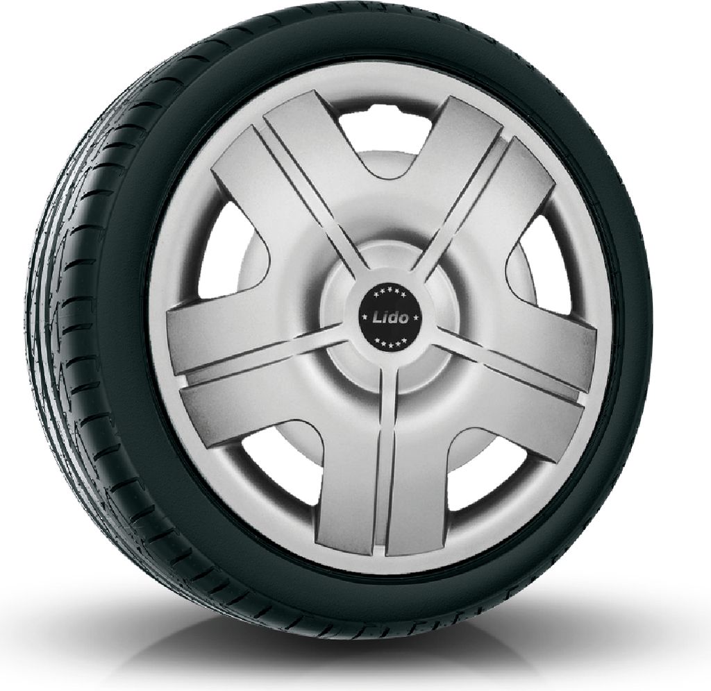Radkappen Radzierblenden (4Stück) 14 Zoll silber LIDO Z458748