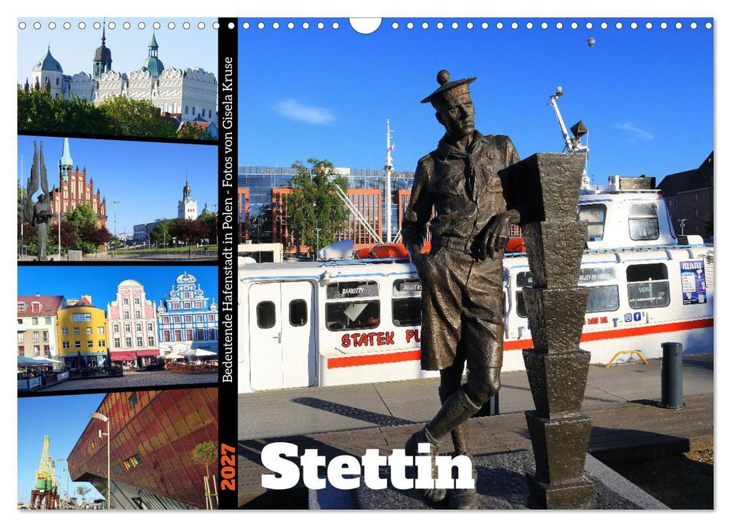 Stettin - Bedeutende Hafenstadt in Polen (Wandkalender 2027 DIN A3 quer), CALVENDO Monatskalender