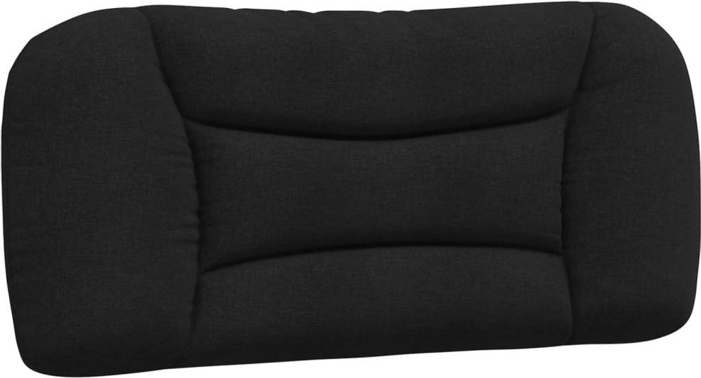 vidaXL Kopfteil-Kissen "Hvar" Schwarz 80 cm Stoff