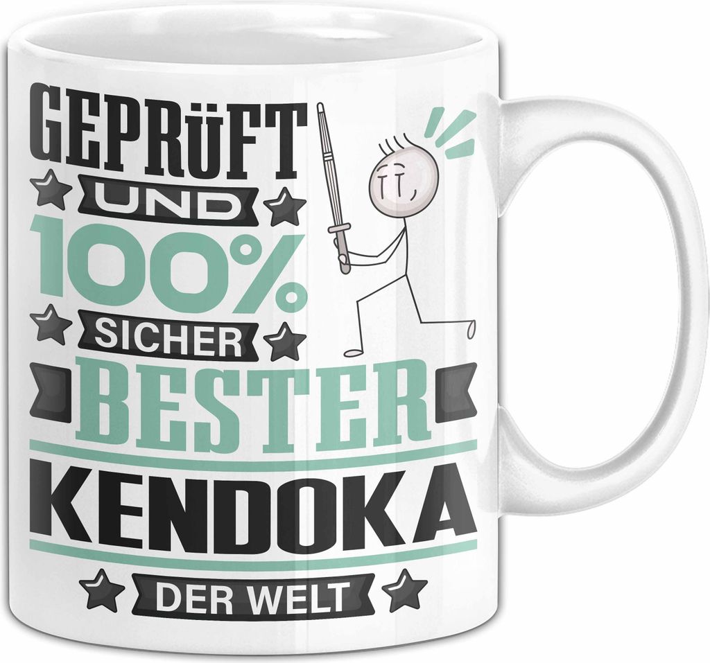 Kendoka Geschenk Lustiger Spruch für Kendoka Geschenkidee Bester Kendoka Der Welt (Weiß)