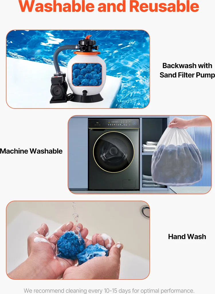 Solution de filtration pour piscine hors sol boules de remplacement sable