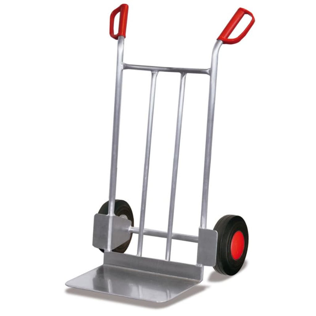 Alu-Sackkarre 200 kg mit gr. Schaufel Vollgummibereifung 690 x 600 x 1110 mm