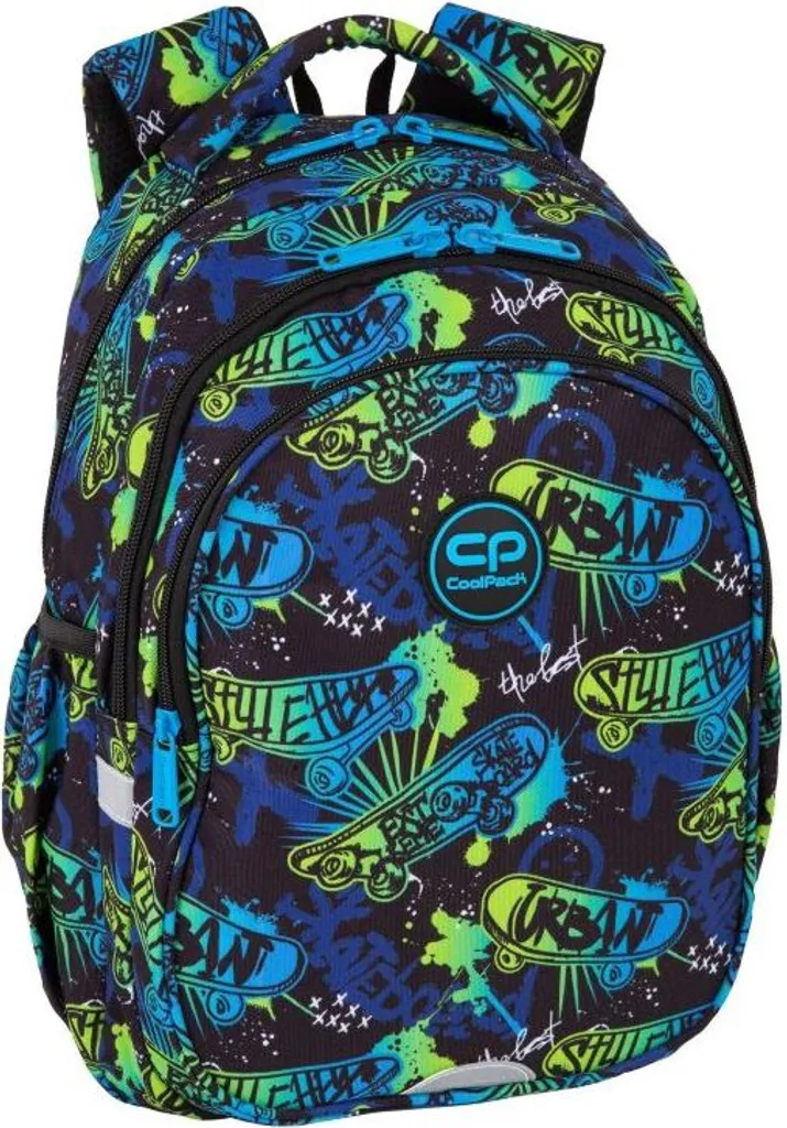 Sac à dos ergonomique Coolpack Jerry Skate Night - Confort et Style