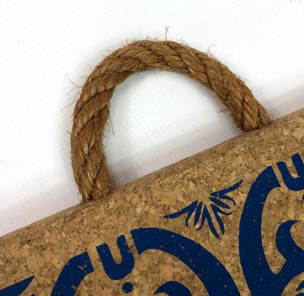 EKB-Kork Topfuntersetzer klein mit Motiv Porugiesische Fliese, mit Seil, 15x15cm, GU.PT1211P