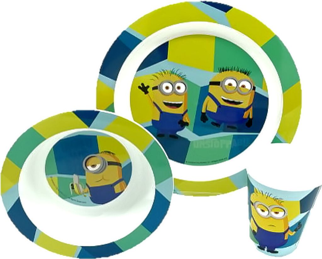 Minions Kinder Geschirr Kindergeschirr 3er Set