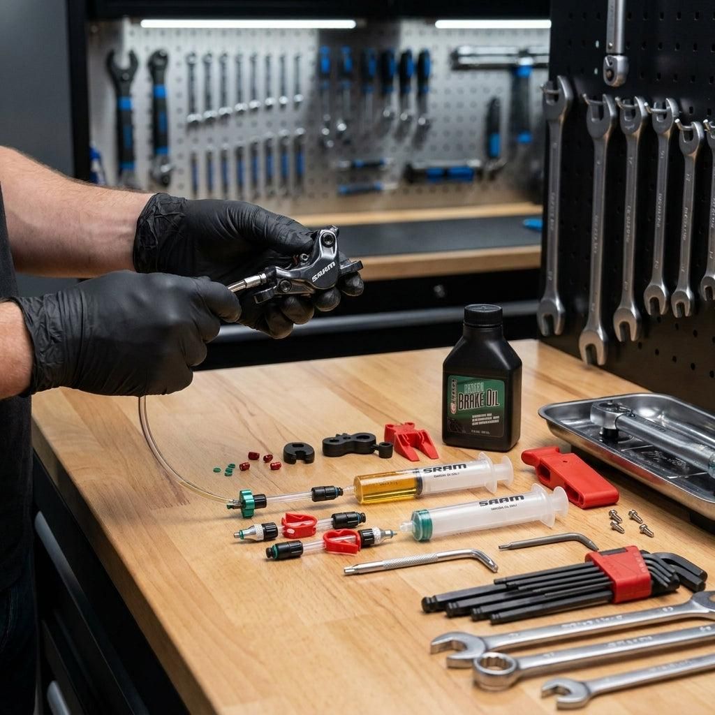 SRAM Entlüftungs-Kit Für hydraulische Scheibenbrem mit Maxima Min