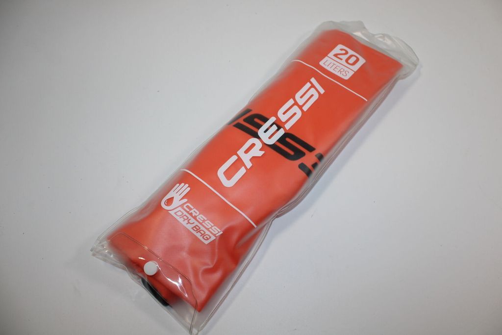 Cressi Dry Bag - 20 Liter - Premium Waterproof Bag - Wasserdichte Tasche mit langem Tragegurt