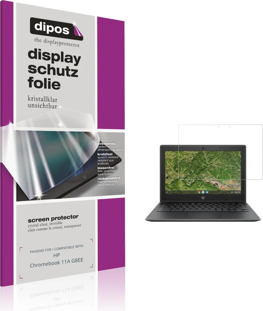 Protezione Schermo HP Chromebook 11A G8EE dipos Claro - Set da 2