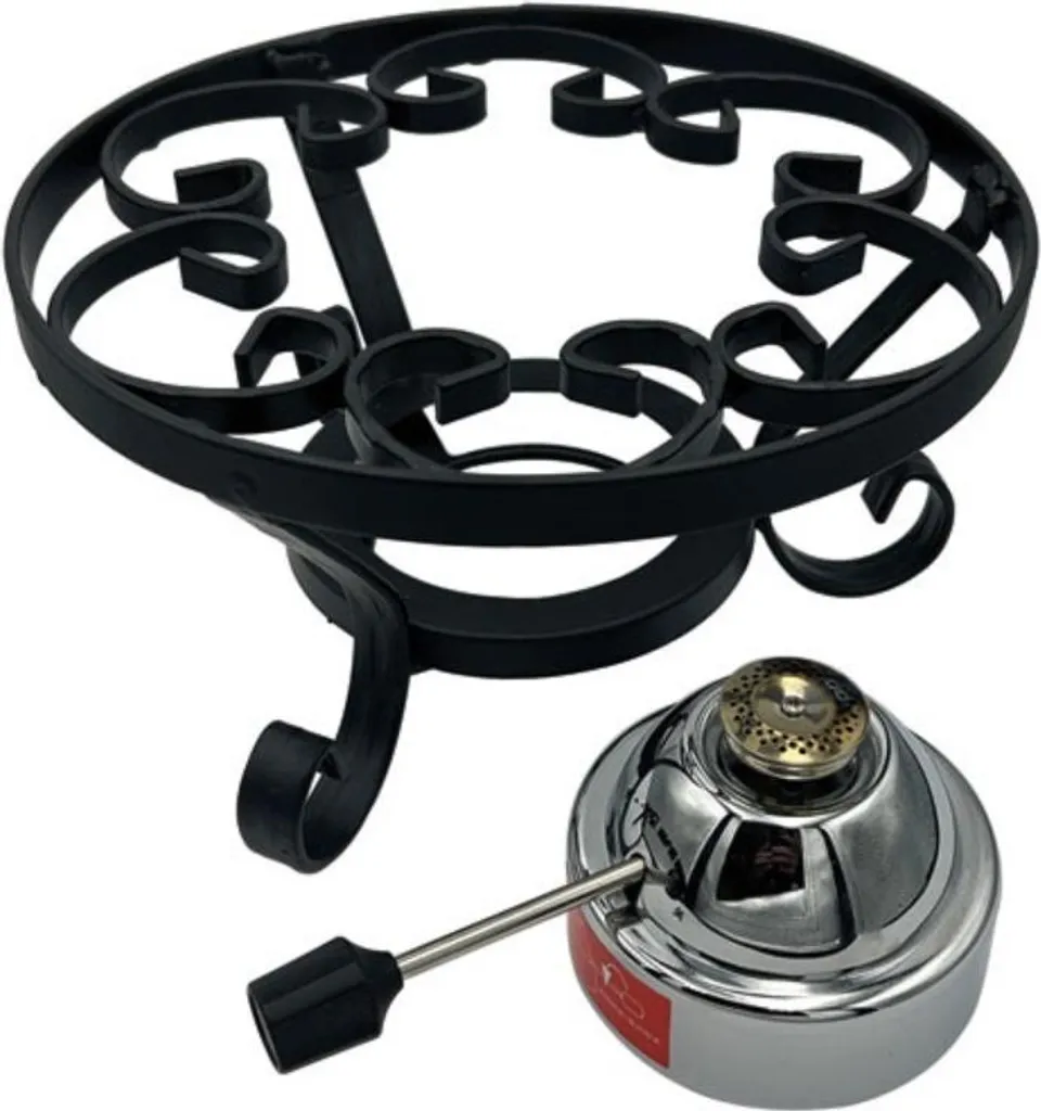 Réchaud Fondue Inox de Luxe à Température Stable et Chauffage Réglable