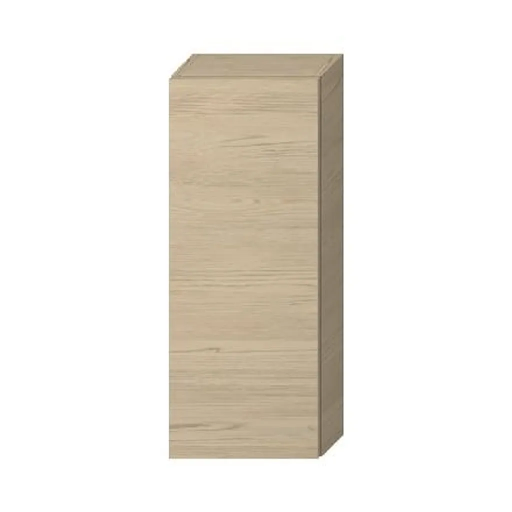 Meuble colonne suspendu pour petite salle de bain Jika Mio frêne 81 cm