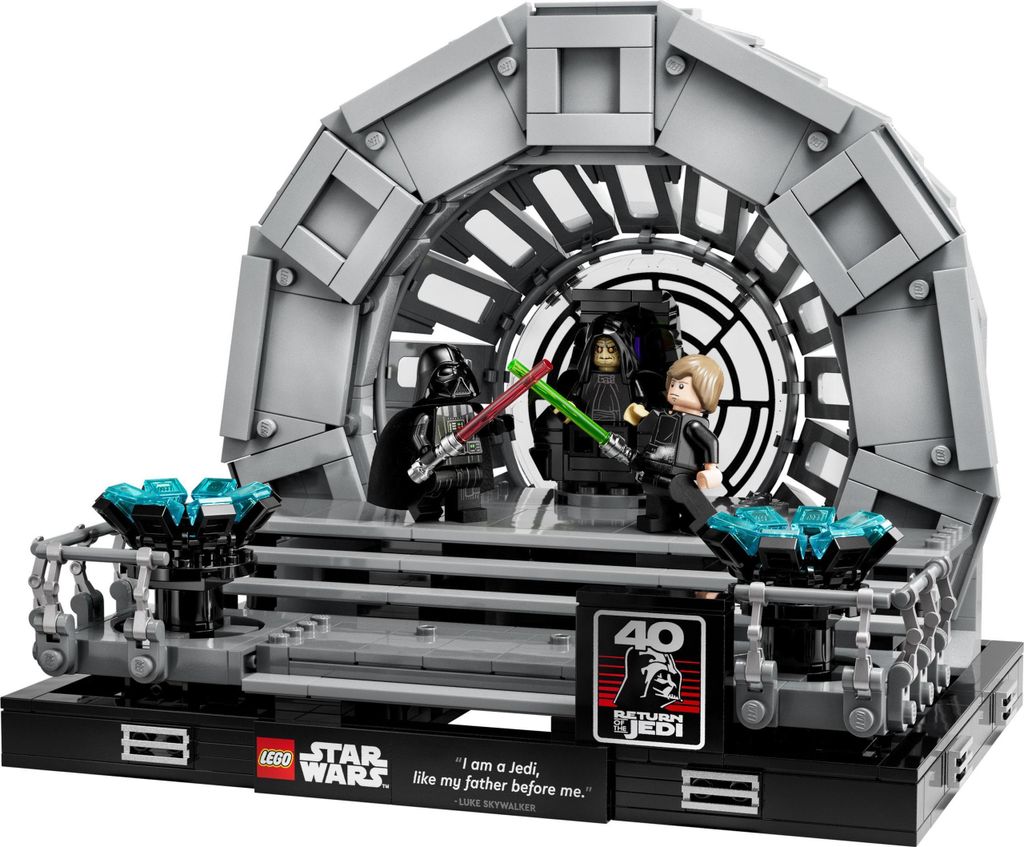 Diorama van de troonzaal van de keizer - Star Wars™ LEGO Productafbeelding 