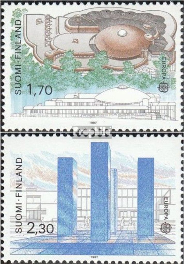 Briefmarken Finnland 1987 Mi 1021-1022 (kompl.Ausg.) Produktbild 