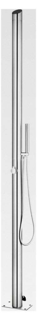 Gartendusche 220 cm Edelstahl