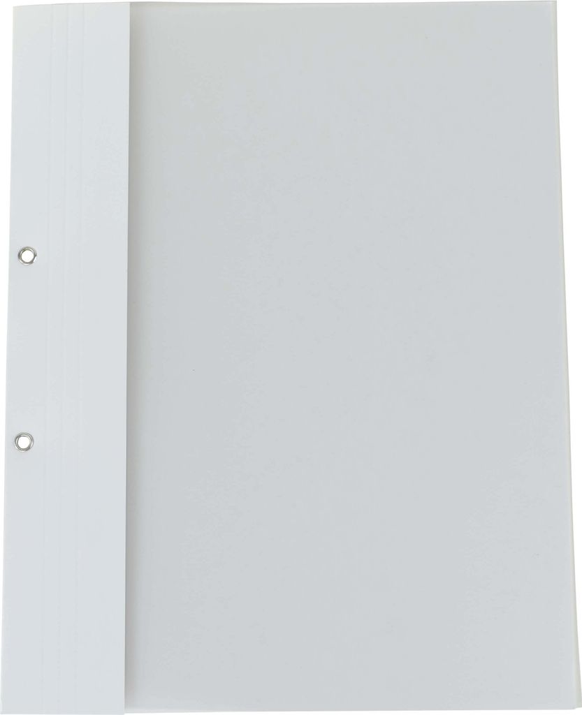 Berichtsmappe Chromolux weiß 100erPack 2fachgeöst silberne Produktbild 