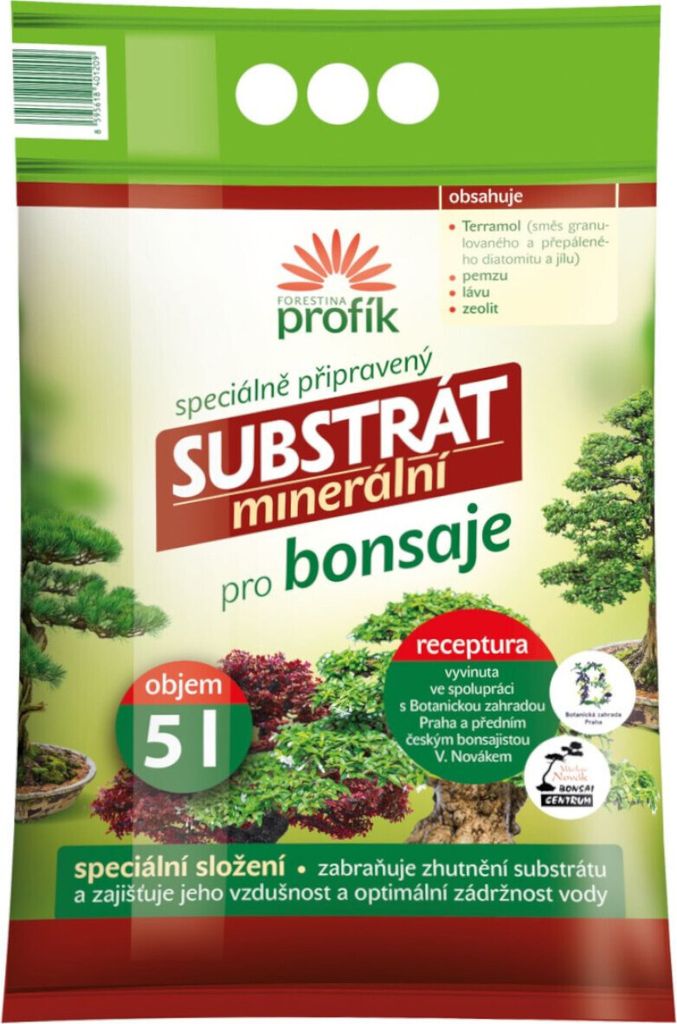 Nohel Záhradný substrát FORESTINA PROFIK pre bonsaje 5l Obrázok produktu 