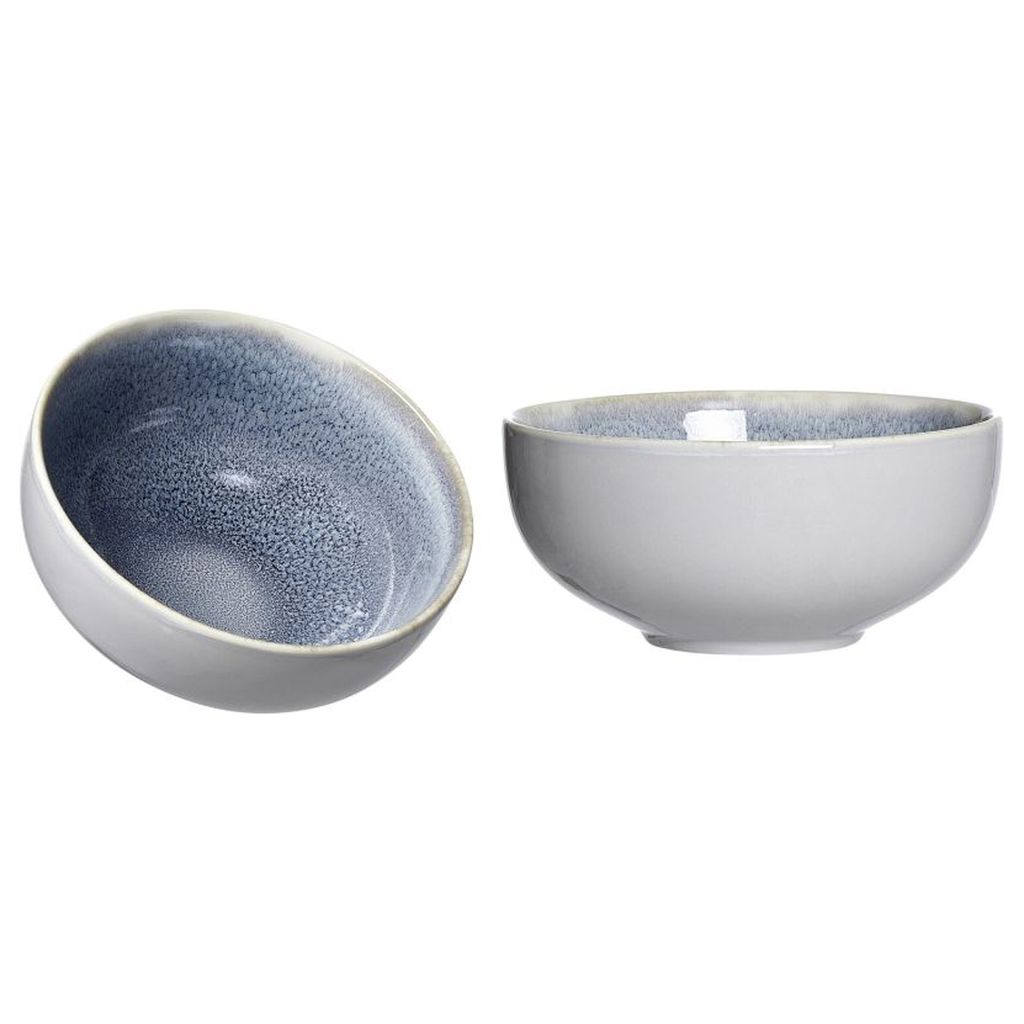 Ritzenhoff & Breker Skagen Schale, Müslischale, Dessertschale, Schüssel, Porzellan, Grau / Stone, Ø 15 cm, 420173